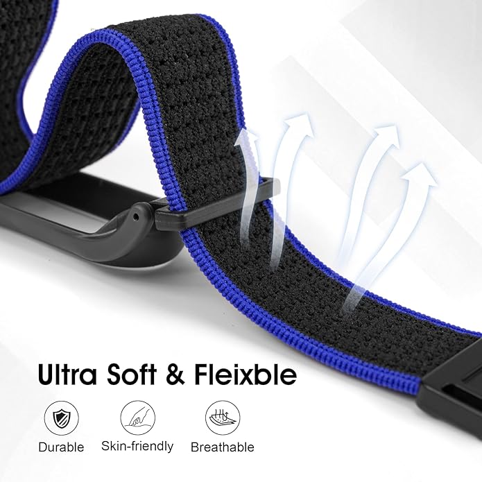 Adjustable Smartwatch Soft Woven Nyon Wristband + Protective Case Base fits for PLAUD AI NotePin Recorder,Upgraded 18mm Pin Notepin Strap for Easy Band Replacement