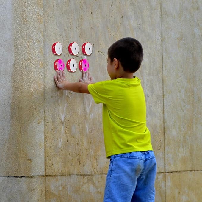 6Pcs/Pk Agile Reaction Training Lamp Set, Reaction Training Light Speed Agile Reaction Light Equipment Quick Response Training Lights Sports Reaction Lights Enhancing Speed and Agility Tools