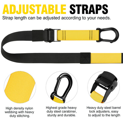 Home Resistance Training Kit, Bodyweight Resistance Bands with Handles, Door Anchor, Resistance