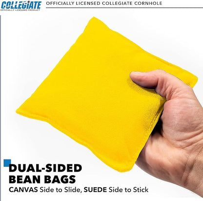 2' x 3' Solid Wood Cornhole Set with Direct Print HD Team Graphics – Great Gift for Any NCAA Fan! Bean Bag Toss Family Outdoor Games