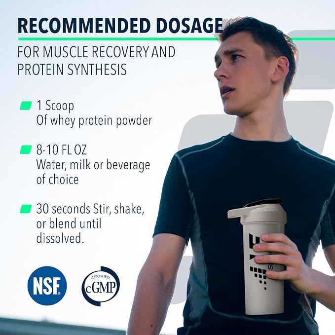 NF Sports Post Workout Nutri Whey Protein Powder, Dietary Supplement, Amino Energy, Supports Immunity & Health, BCAA Powder, Protein Powered, Helps Fight Stress (Vanilla Powder, 852g, 23 Servings)