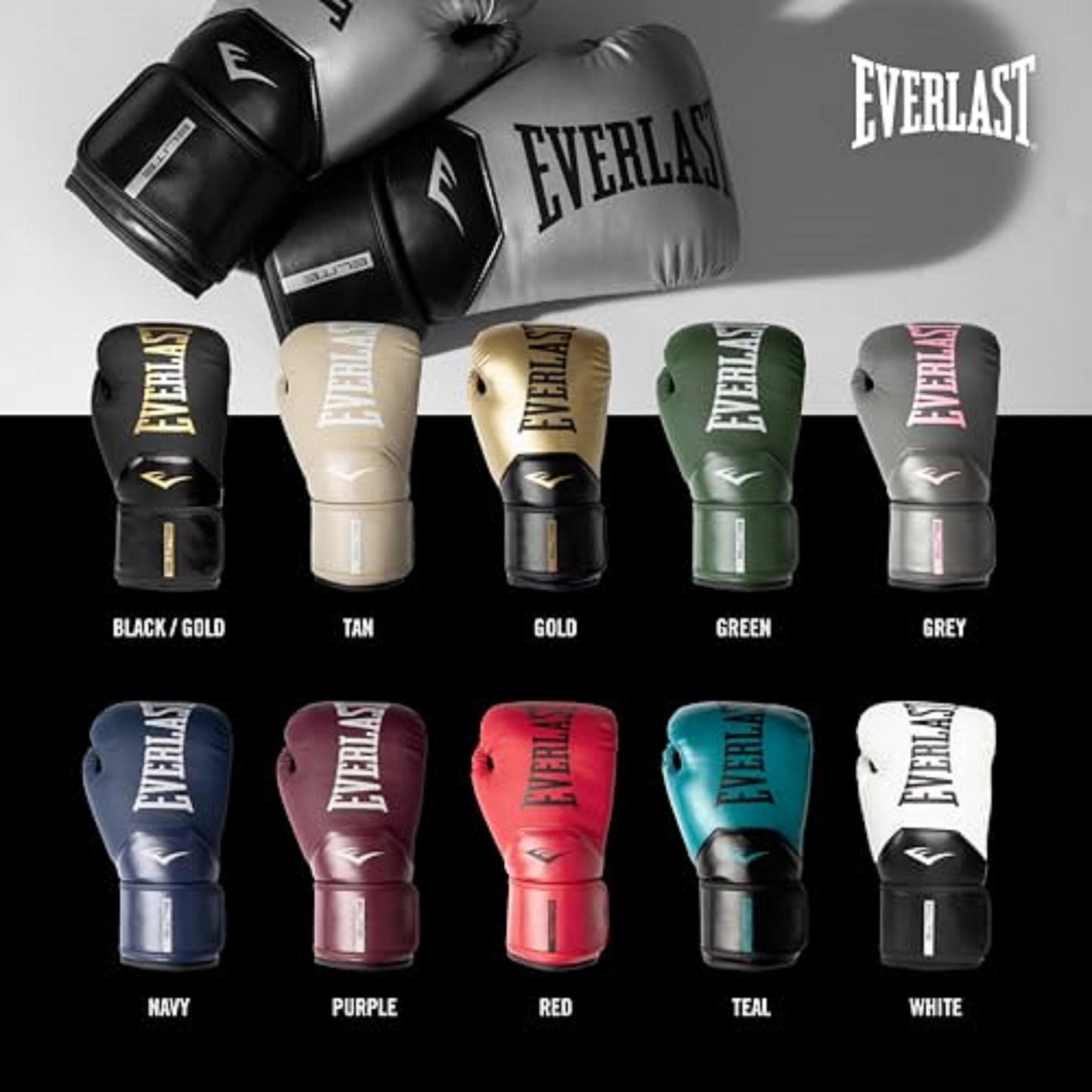 Everlast Elite 2 Womens Boxing Gloves | Heavy Bag Training | Tan | 12oz