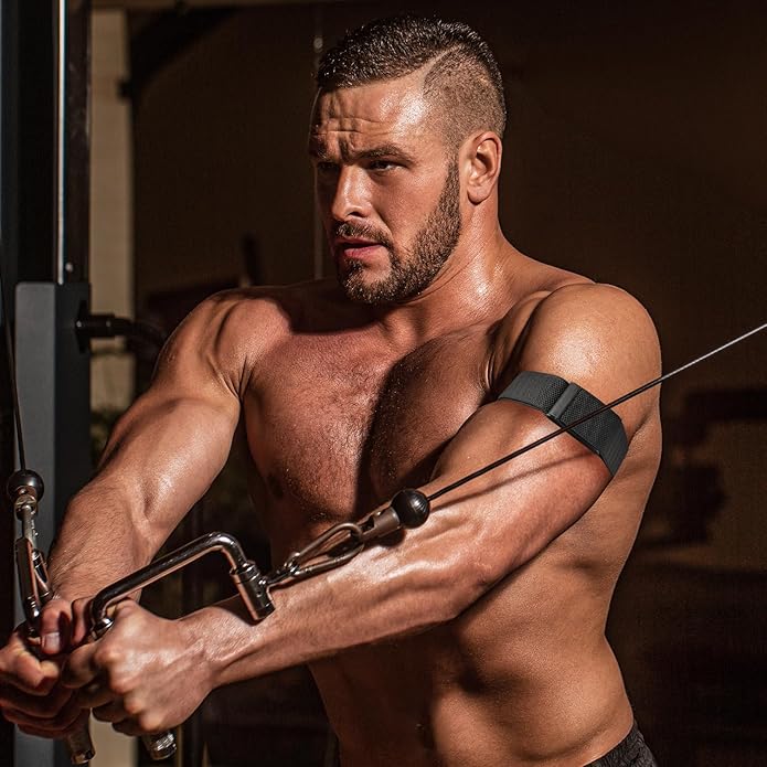 Bolesi Nylon Bicep Bands Compatible with Whoop 4.0 Fitness&Activity Tracker,Soft Stretchy Breathable Fabric Elastic Washable Adjustable Sports Loop Bicep Strap for Women Men.