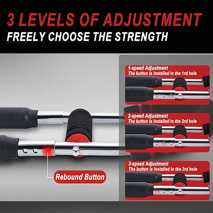 Twister Arm Trainer, 60-110lb Adjustable Chest Workout Equipment - Arm Trainer for Men - Portable Chest Trainer, Shoulders & Forearms Muscle Training Exercise Equipment for Men Women