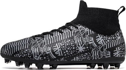 Adult Soccer Cleats Men Lightweight Football Boots Breathable Professional Sneaker Sport Athletic Ground Football Shoes