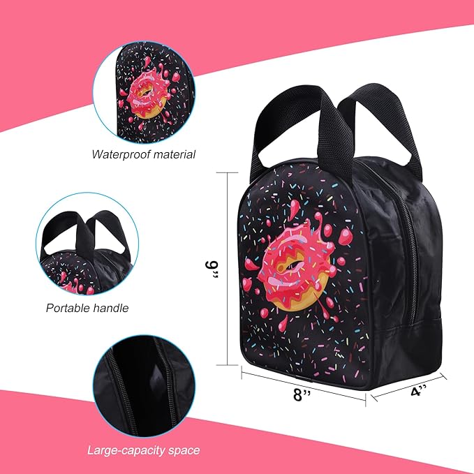 CROWN ME Disc Golf Set, Donut Starter Disc Golf Disc Set with Nice Donut Printing Bag