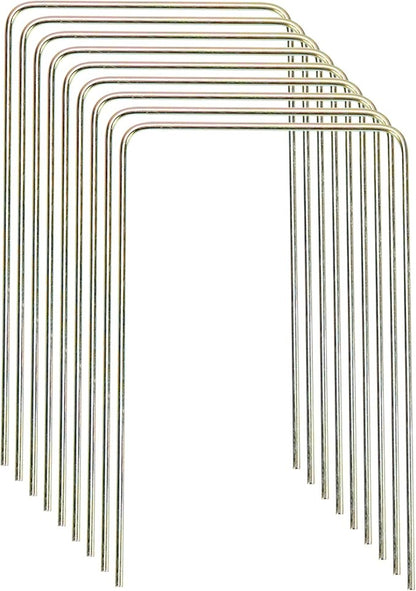 ApudArmis Deluxe Size Croquet Wickets, Set of 9 Colorful Square Arrow Wickets Replacement for 35In & 32In &28In Croquet Lawn Backyard Outdoor Game (10.6In Height & 6.7In Width)