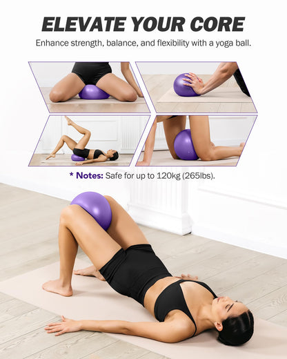 ALongSong Upgraded Pilates Bar Kit with Resistance Bands Natural Latex, Heavy-Duty Stainless Steel