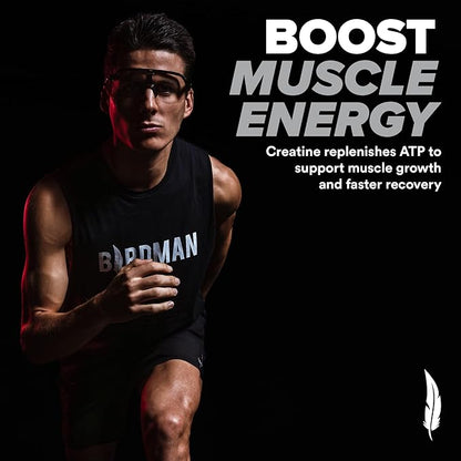 Micronized Creatine Monohydrate Powder, Muscle Recovery, Caffeine Free, Creatine Pre Workout, Vegan, Post Workout, Gluten Free, Sugar Free | 200 Servings (5 Grams Each) | 2.2lb.