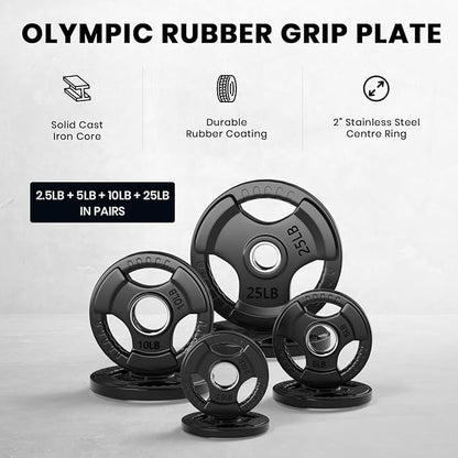 LIONSCOOL Premium 4ft/4.9ft/6ft Barbell for Strength Training and Olympic Weightlifting, 2 Inch Bar for Squats, Curls, Deadlifts, Presses, Hip Thrusts, 350lbs/500lbs/700lbs Weight Capacity