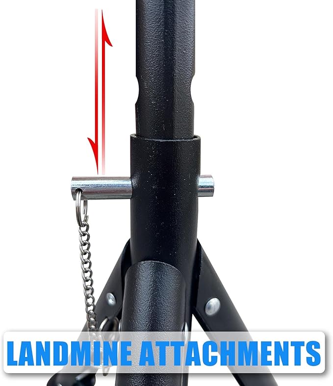 Viking Press Landmine Handle for 2-Inch Barbell, Hack Squat T-Bar Row Attachment Strength Training Accessories, Shoulder Press Landmine Attachment Equipment