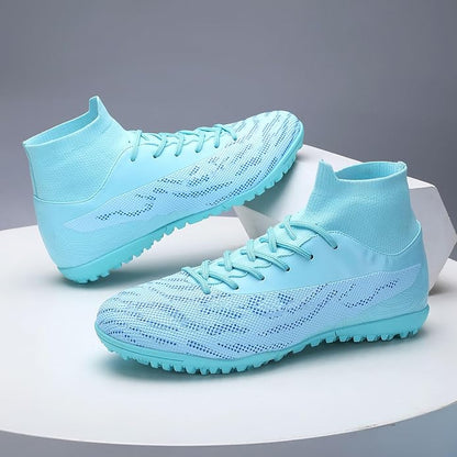 Soccer Cleats for Mens Womens Football Shoes Turf Soccer Shoes Indoor/Outdoor High-top Football Cleats AG/FG