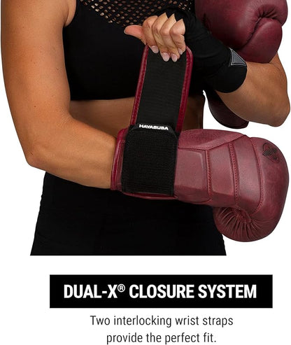 Hayabusa T3 LX Leather Boxing Gloves Men and Women for Training Sparring Heavy Bag and Mitt Work