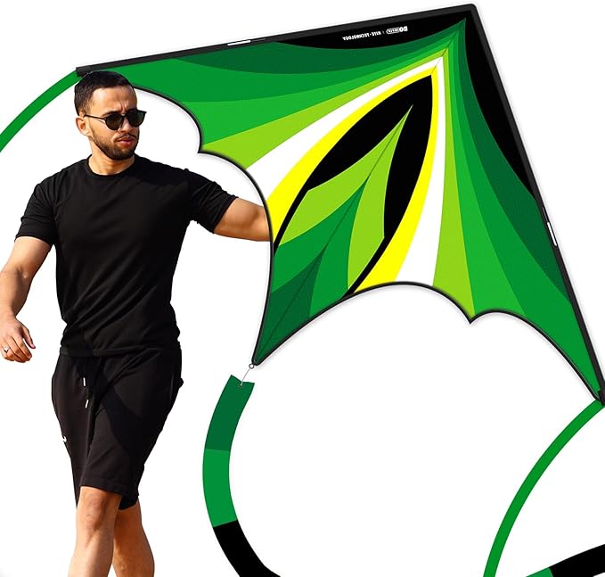 Triangular-Shaped Kite - Easy to Control, with an Eye-catching Design, it is Perfect for Outdoor Entertainment and Suitable for Beginners to use.