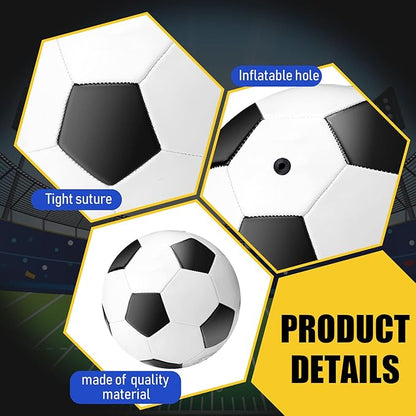 Jerify 4 Pcs Sport Balls Set Official Size Athletic Balls Include Soccer, Football, Basketball, Volleyball for Indoor Outdoor Game Youth Adult Operation Christmas Ball Gifts
