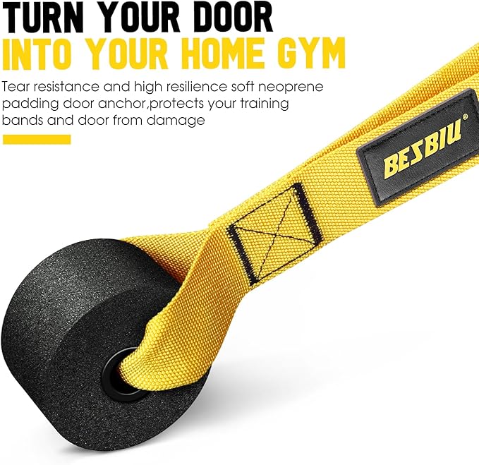 Heavy Resistance Bands for Working Out, 300lbs/360lb/420lb Exercise Bands Workout Bands with Handles, Door Anchor, Ankle Straps, Home Gym Workout Equipment for Men Fitness Strength Training Stretching