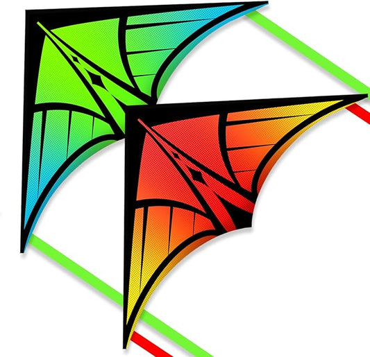 Large Delta Kite for Kids & Adults - Easy to Fly Outdoor Kites for Kids Ages 8-10, Perfect for