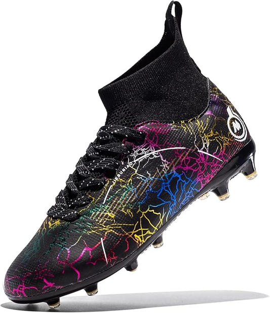 Boy Soccer Cleats Big Kids Soccer Shoes Professional Soccer Cleats Shoes,Unisex Soccer Sneakers for