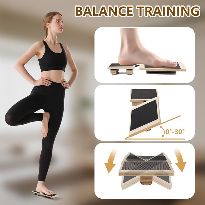 Ankle Balance Board for Sprained Ankle Recovery,Plantar Fasciitis Relief,Posture Corrector,Physical Therapy Tools