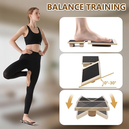 Ankle Balance Board for Sprained Ankle Recovery,Plantar Fasciitis Relief,Posture Corrector,Physical Therapy Tools