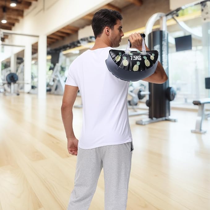 Travel Dumbbells, Water Filled Dumbbells Set, Fitness Exercise Dice 15/20 lbs, Portable Fitness Equipment, Fun for Strength Training, Core Training