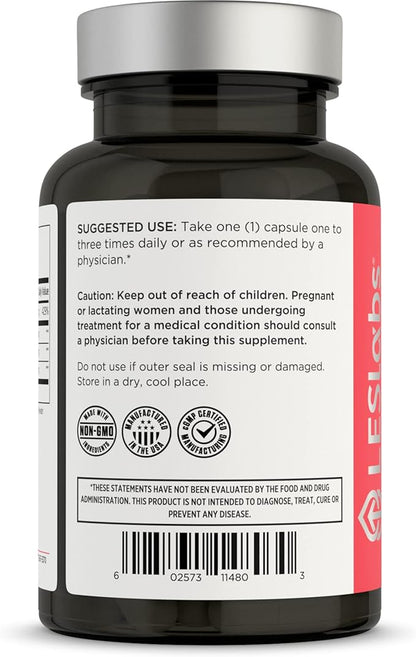 LES Labs Insulin Health ??Metabolic Health and Support, Lipid & Carbohydrate Metabolism ??Berberine, Chromium, Olive Leaf, Alpha Lipoic Acid & Vanadium ??Non-GMO Supplement ??60 Capsules