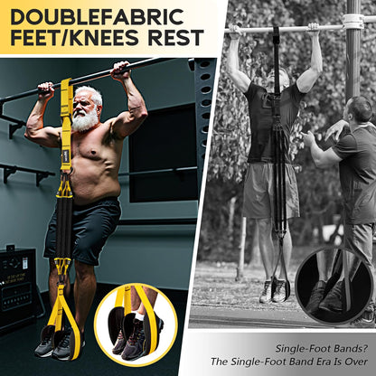 HOXWC Pull Up Assistance Bands, Adjustable Heavy Duty Resistance Band for Pull Up, 3 Pull Up Bands
