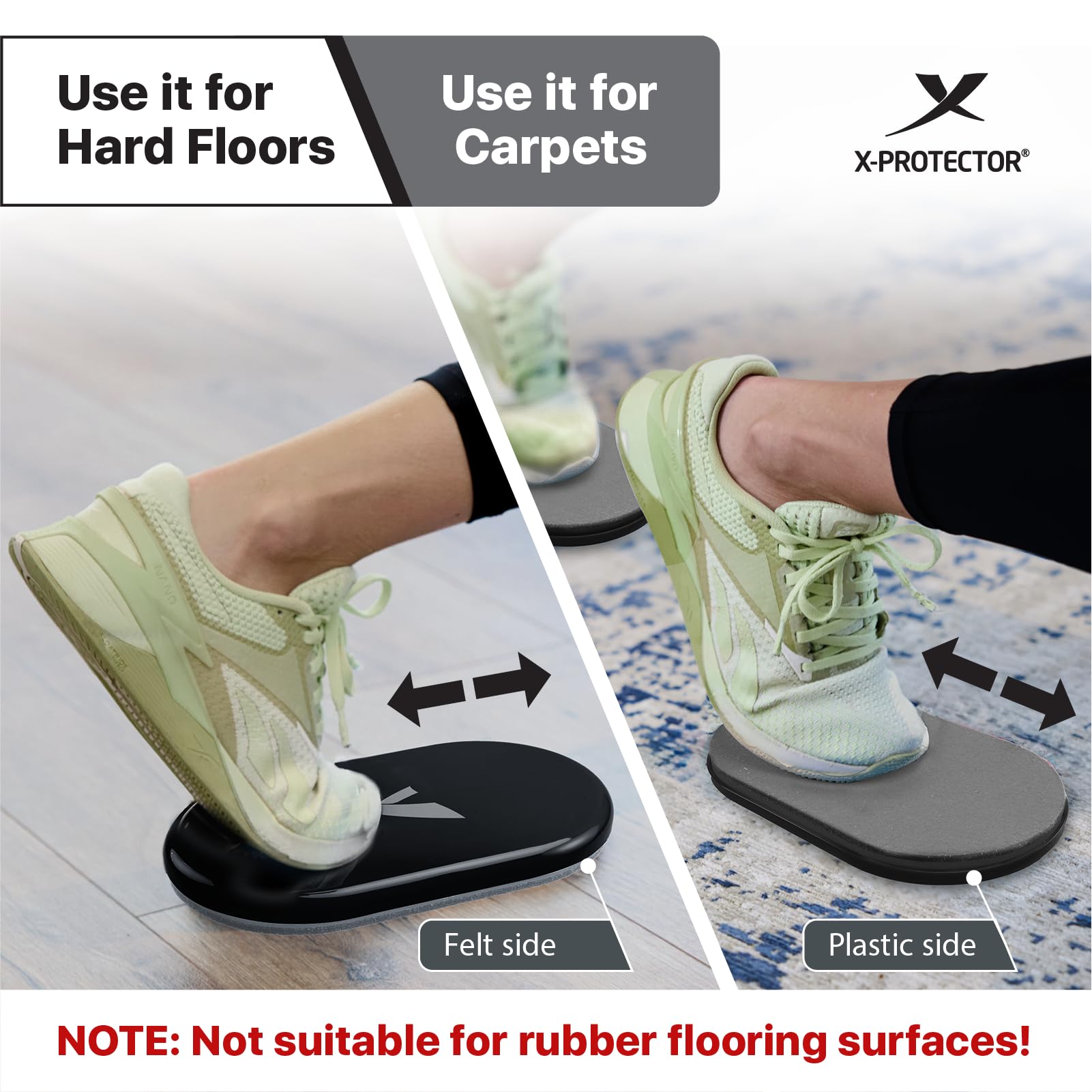 X-Protector Core Sliders for Working Out - 2 PCS Fitness Sliders Discs