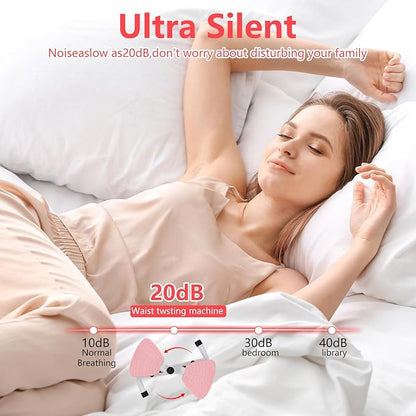 Waist Twisting Exercise Machine, Ab Twister Board for Exercise, Core Twist Board with Anti-Slip Design, Slim Waist Workout Machine & Fitness Twister for Home Gym, Adjustable Waist Twist Board Supports 330 lbs