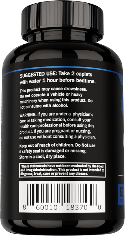 Prime Labs Night Duty - Nighttime Testosterone Booster & Sleep Support - PM Rest & Muscle Recovery Supplements - 60 Count
