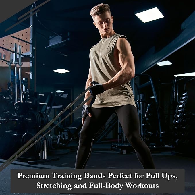 8 Pcs Resistance Bands Pull up Bands Pull up Assistance Bands Exercise Workout Bands for Working Out Muscle Training Physical Therapy Muscle Training Men and Women