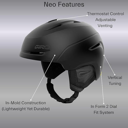 Giro Neo Ski Helmet - Snowboard Helmet for Men, Women & Youth
