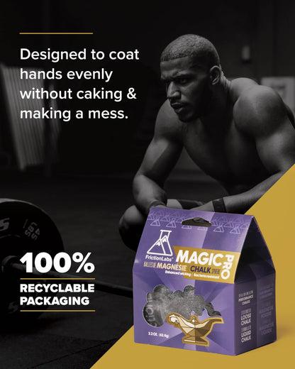 Friction Labs Magic Chalk Ball, Premium Gym Chalk Ball in Refillable Sock