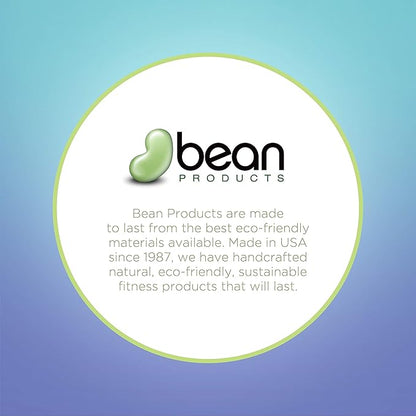 Bean Products High-Density EVA Foam Rollers | Deep Tissue Massager | Myofascial Release Textured Bumps | 12??Half Roller | Made in The USA