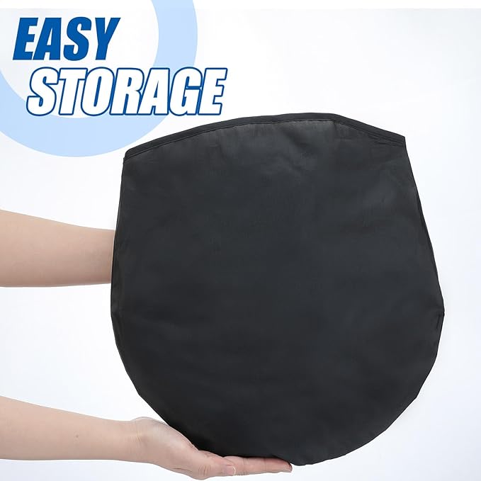 36" Giant Flying Disc Folds to 12" Soft Foldable Flying Ring Throwing Safe Lightweight Fabric Disc with Storage Bag for Summer Kids Adults Family Outdoor Fun School Activities