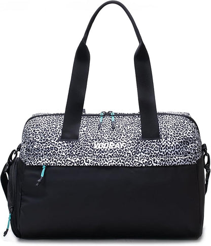 Vooray 25L Trainer Duffel Bag – Lightweight Travel Bag, Sports Gym Bag for Women and Men with Shoe Pocket, Weekender Bag for Overnight, Football, Traveling - Hospital Bag, Workout Bag