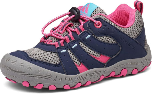 Mishansha Kids Hiking Boots Toddler Girls Boys Hiking Shoes Water-Resistant Anti-Collision Non-Slip