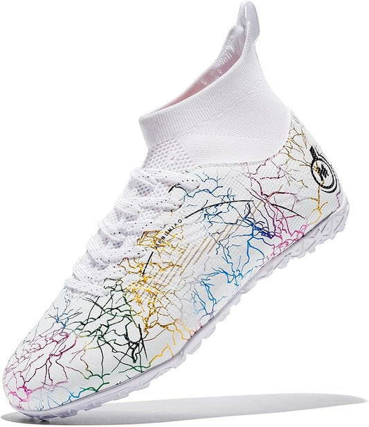 Boy Soccer Cleats Big Kids Soccer Shoes Professional Soccer Cleats Shoes,Unisex Soccer Sneakers for