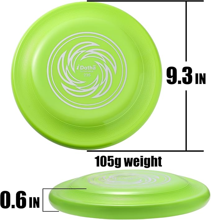 Sports Flying Disc - Compeition Flying Discs for Beach, Backyard, Lawn, Park, Camping and More - Great for All Ages Outdoor Flying Disc Training