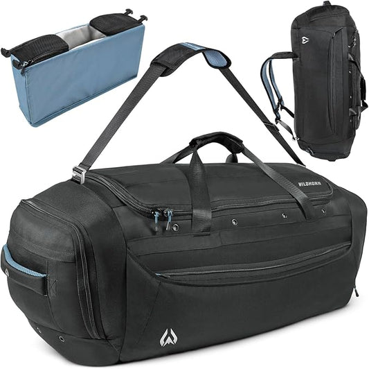 Wildhorn Big Mesa 90L MTB Gear Bag - Lightweight & Waterproof Duffel, Mountain Bike Duffle Bag, Ideal for Gym, Travel, Biking, Motorcycle, and Sports