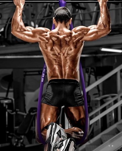 HAPBEAR Pull Up Assistance Bands Set of 5 - Resistance Bands for Working Out, Stretching, Physical Therapy, Muscle Training