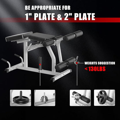 2-in-1 Adjustable Leg Extension and Curl Machine, Easy Transition, Home Gym Leg Machine, Weight Capacity 660LBS