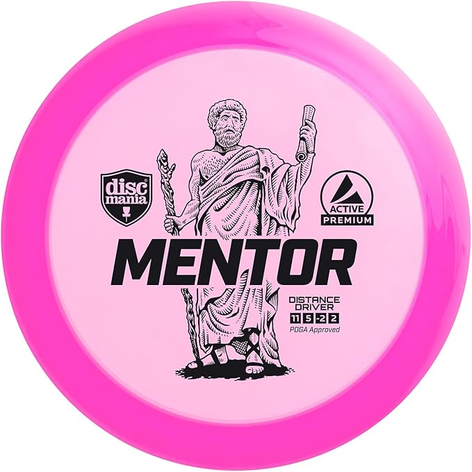 Discmania Disc Golf Set (5 Pack) | Active Premium Disc Golf Starter Set | Sensei, Maestro, Magician, Rockstar & Mentor | Premium Plastic, Easy to Throw | Ideal Gift for New Players (Colors May Vary)