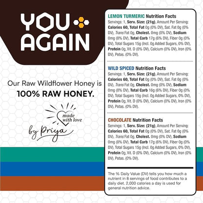 You Again Super Honey Packets - Variety | Workout Clean Energy Gel | Cycling, Endurance, Running Gel or Energy Snack | Paleo & Carnivore Snack | Gluten-Free | Made in USA | 12 Count