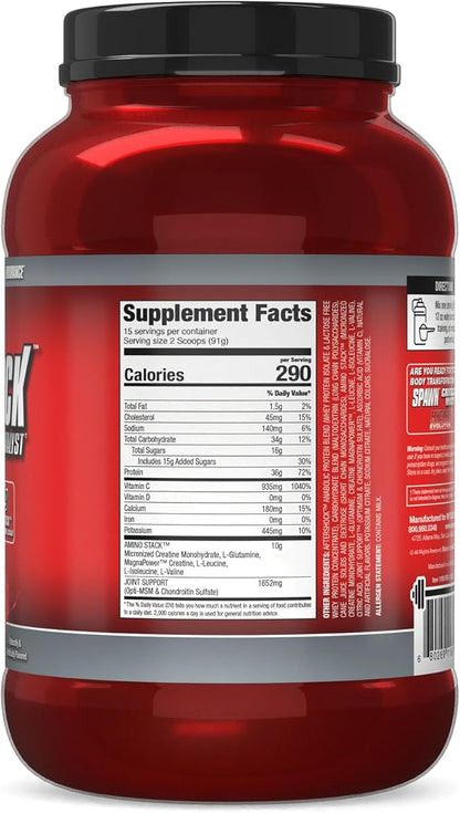 Myogenix Aftershock Post Workout ??Muscle Growth Whey Protein Powder ??Speeds Up Muscle Growth and Recovery ??Supports Joint Health and Replenishes Glycogen ??Fruit Punch, 3 lbs