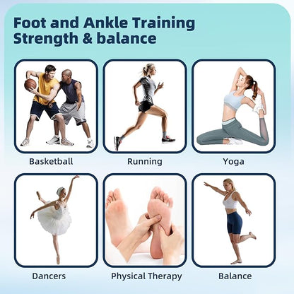 Versatile 40 Inch Beech Wood Balance Beam for Home Use - Enhance Balance, Ankle Strengthener Foot Exerciser for Sprained, Physical Therapy Purposes for Plantar Fasciitis Relief