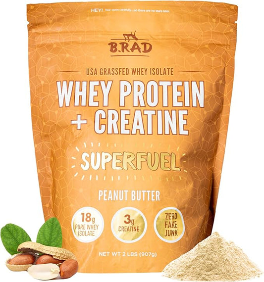 B.rad Superfuel - Grass Fed Whey Protein Isolate Boosted with Creatine | Farm-Fresh