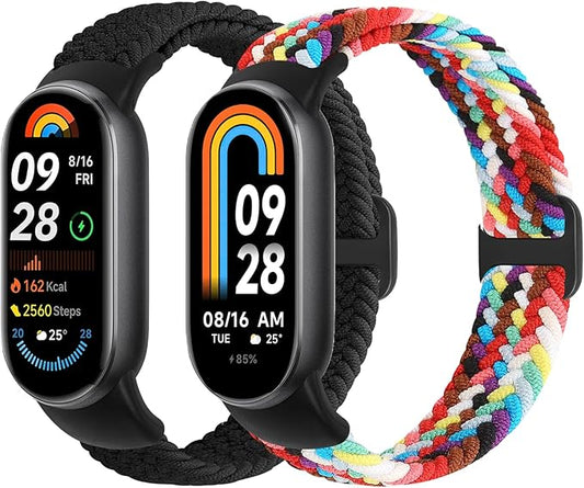 Braided Bands Compatible with Xiaomi Smart Band 10 9 8 Straps for Women Men