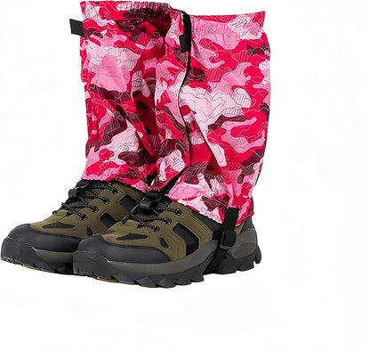 Leg Gaiters, Waterproof,Lightweight and Adjustable, Snow Boot Gaiters, for Men and Women Hiking, Walking, Hunting, Backpacking,Skiing, Mountaineering