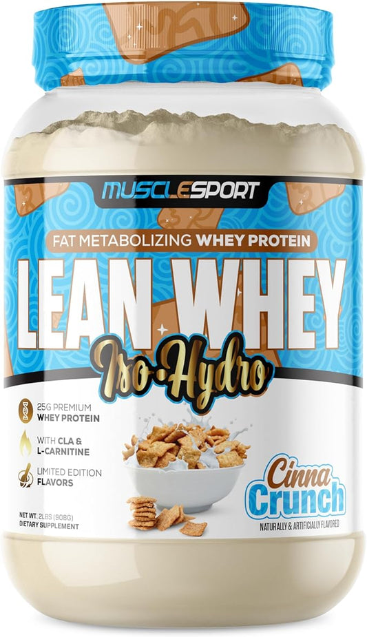 Musclesport Lean Whey Revolution??Protein Powder - Whey Protein Isolate - Low Calorie, Low Carb